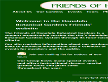 Tablet Screenshot of friendsofhonolulubotanicalgardens.com